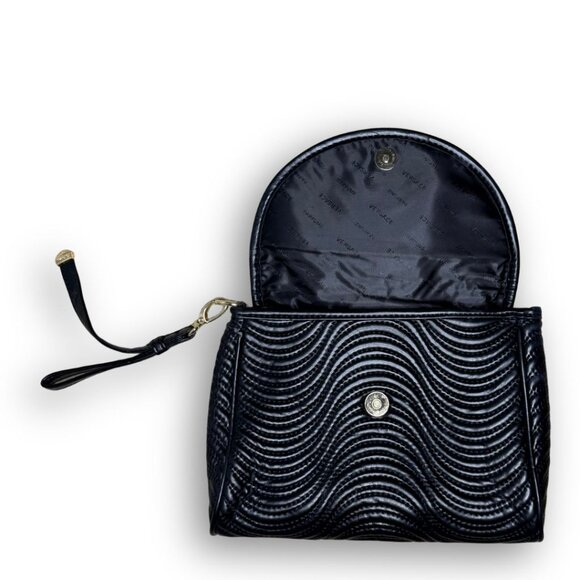 Versace Parfums Quilted Black Wristlet Bag - Picture 3 of 7